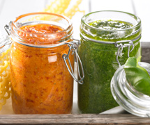 Salse, sughi, condimenti, creme spalmabili e confetture