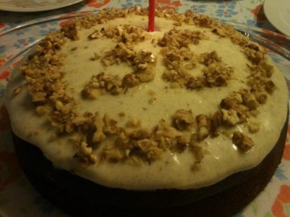 Torta alle carote "glassata"