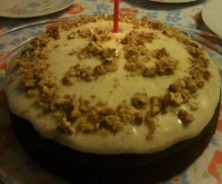 Torta alle carote "glassata"