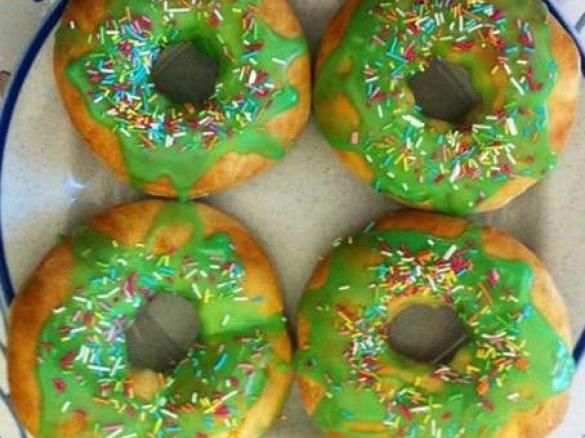 Doughnut al forno (donuts al forno)