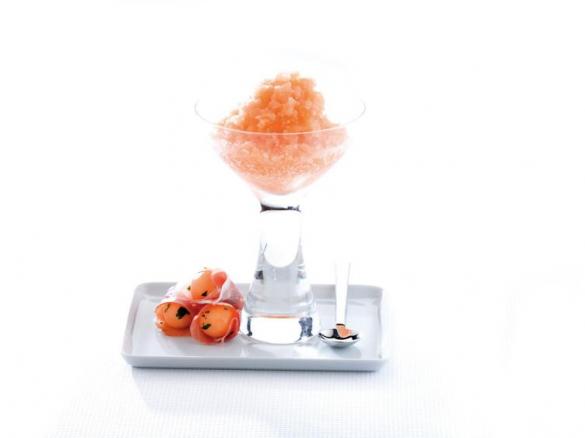 Granita di melone con prosciutto