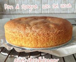 ricetta base Pan di Spagna