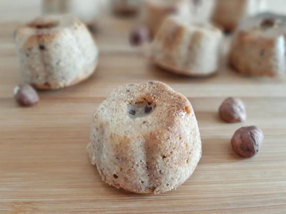 Muffin alle nocciole - senza uova e burro