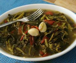 cime di rapa stufate pugliesi