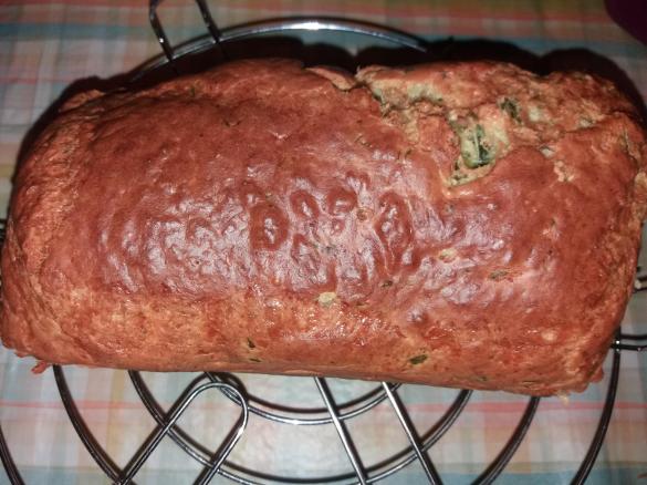 Plumcake salato alla bieta e curry