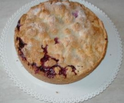Bertolina (torta con uva fragola o Americana)