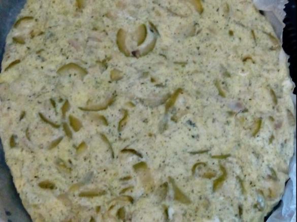 Frittata di zucchine e cipolle in odore di menta al varoma