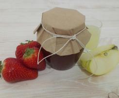 Confettura di fragola, mela e limoncello