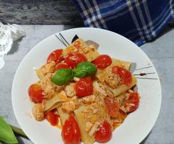 PACCHERI CON PESCE SPADA E BRANDY