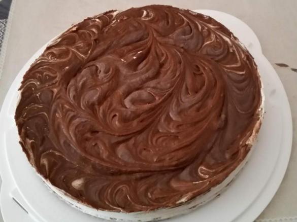 cheese cake variegato alla nutella