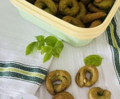 Taralli al pesto genovese