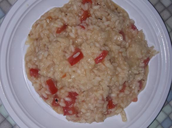 Risotto platessa e pachini