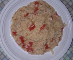Risotto platessa e pachini