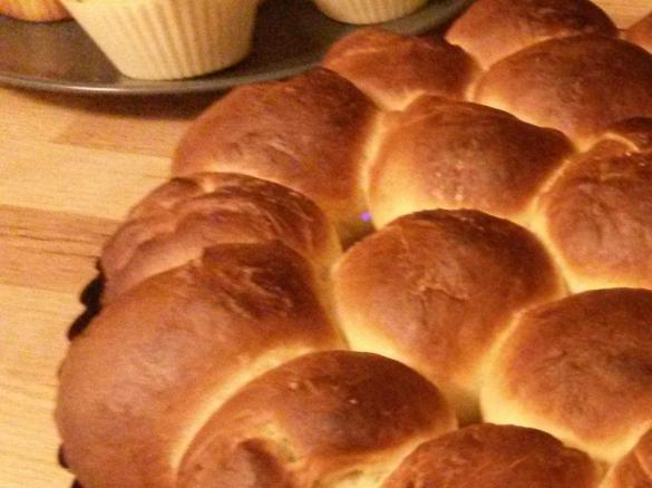 Danubio dolce - pan brioche con cuore di nutella