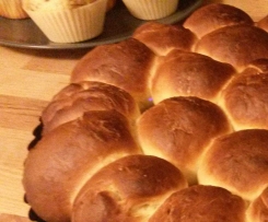 Danubio dolce - pan brioche con cuore di nutella