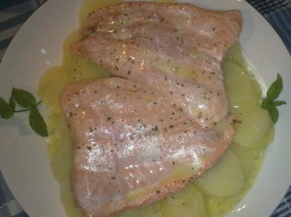 Filetti di salmone alla menta