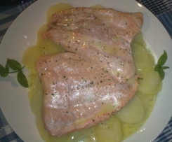 Filetti di salmone alla menta