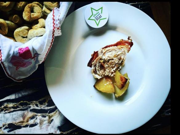 Polpettone di carni bianche porchettato cotto nella Betty