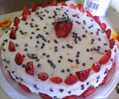 Torta alle fragole senza glutine