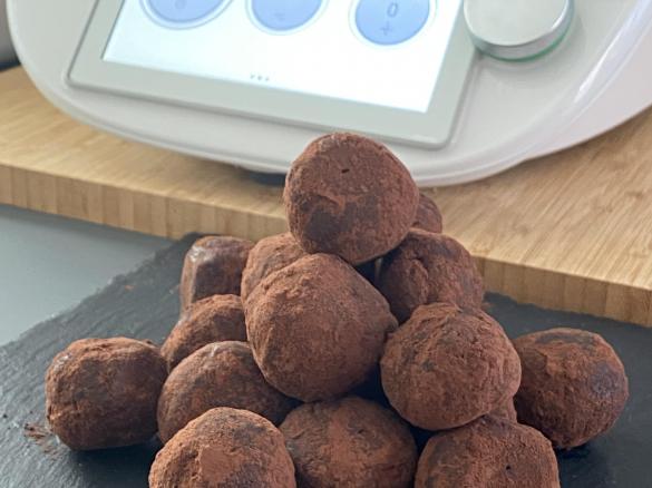 Tartufini pandoro e Nutella