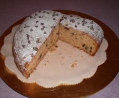 Torta con gocce di cioccolato