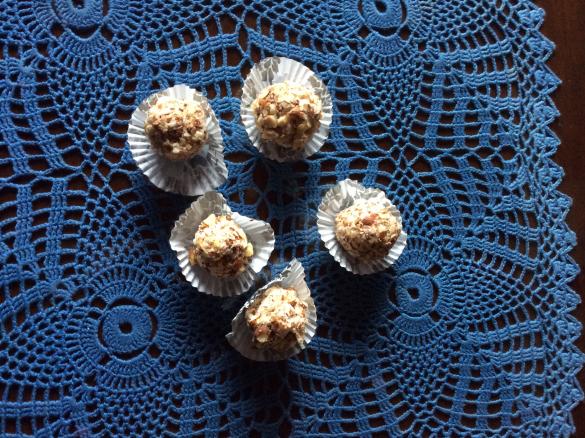 Palline al formaggio e speck