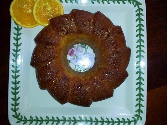 Ciambella di kamut all'arancia 1/2 light