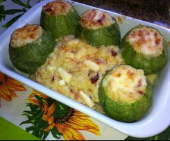 Zucchine ripiene di risotto saporito!