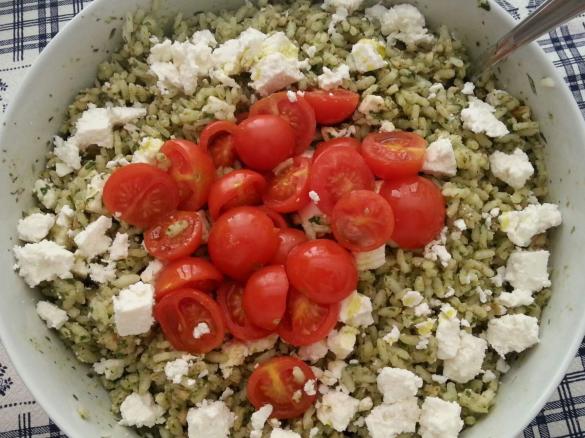 insalata fredda con rucola