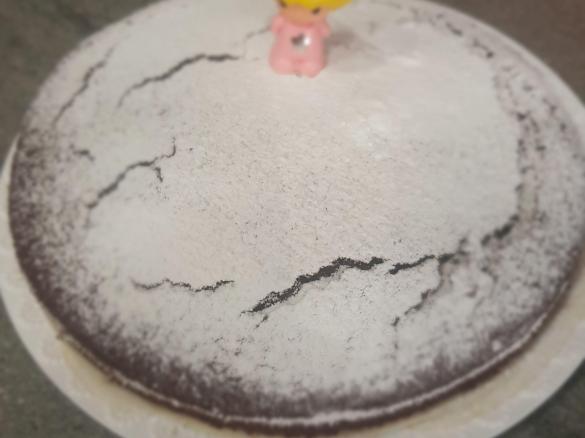 Torta all'acqua al cioccolato