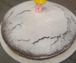 Torta all'acqua al cioccolato