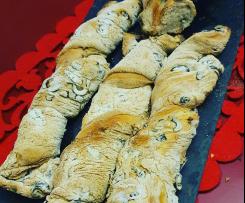 Intreccio di pane alle olive