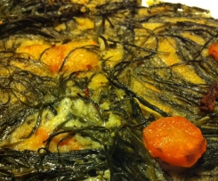 Simil farinata con agretti