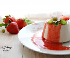 SEMIFREDDO ALLO YOGURT GRECO CON COULIS ALLA FRAGOLA - CONTEST DESSERT YOGURT -