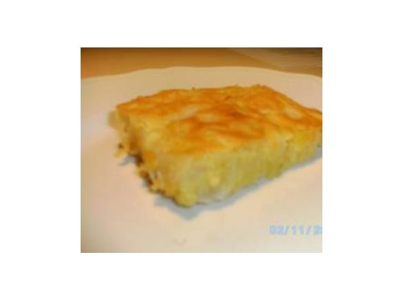 Torta di patate e cipolle