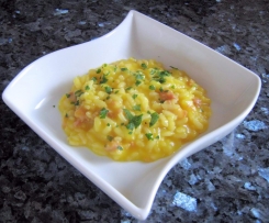 Risotto in crema di zucca e salsiccia