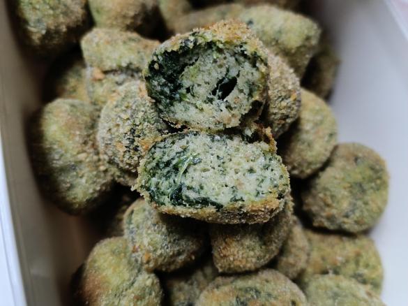 Polpette sfiziose spinaci