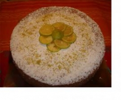 Torta di frolla e pan di spagna con marmellata di fichi e crema pasticcera