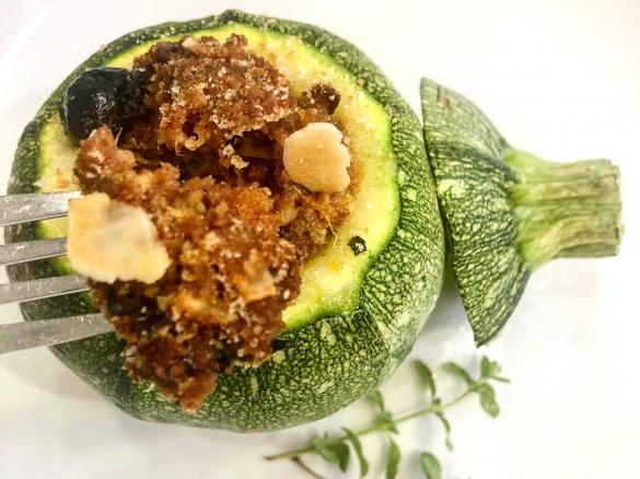 Zucchine ripiene vegetariane