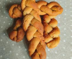 Treccine di ricotta e limone - senza uova e burro