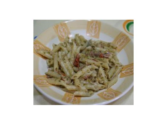 penne mezzane zucchina speck e fantasia