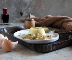 Tortino al parmigiano e funghi