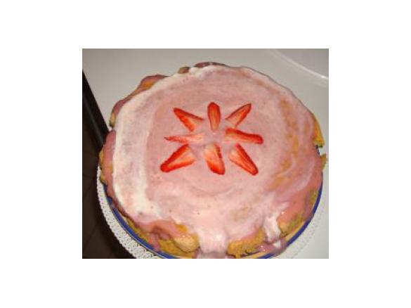 torta zuppona alle fragole