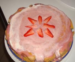 torta zuppona alle fragole