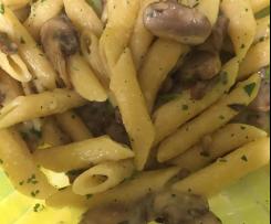 Penne Risottate ai funghi Champignon