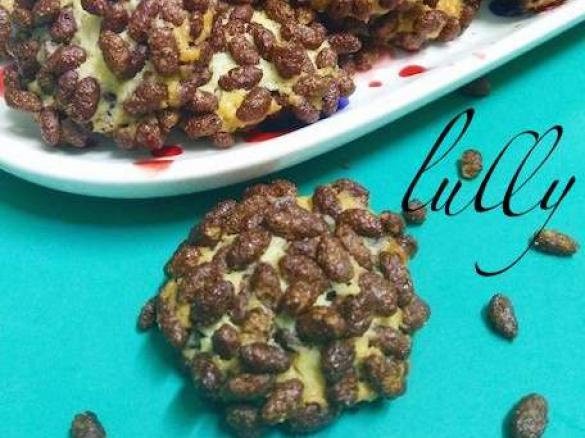 Biscotti con il riso soffiato