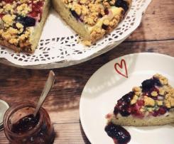 Sbrisolona con ricotta e frutti di bosco