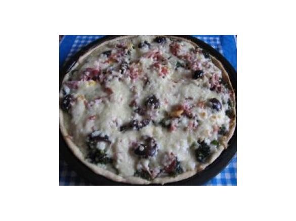 Torta rustica con broccoletti e tuma