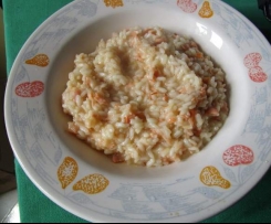 Risotto al salmone