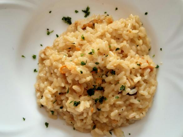 Risotto veloce con le cozze